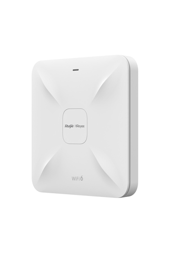 Access Point Wireless AX1800 Dual-Band, Wi-Fi 6, 2x RJ45 Gigabit, PoE IN, Cloud Management - Ruijie RG-RAP2260(G)