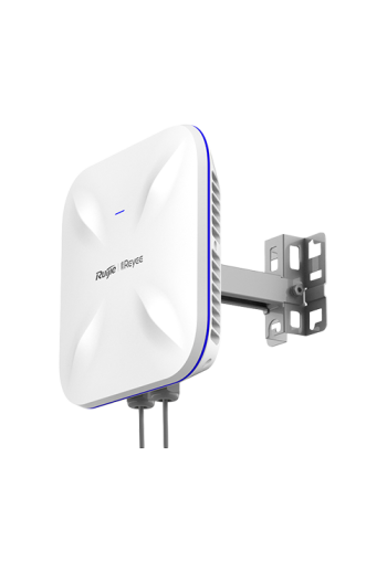 Access Point exterior AX1800 Dual-Band, Wi-Fi 6, 1x GE, 1x SFP, PoE IN, Cloud Management - Ruijie RG-RAP6260(G)