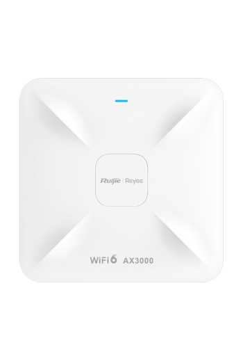 Access Point Wireless AX3000 Dual-Band, Wi-Fi 6, 1x RJ45 2.5G, 1x RJ45 1G, PoE IN, Cloud Management - Ruijie RG-RAP2260