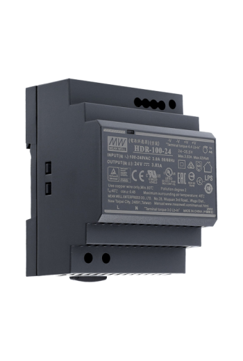 Sursa de alimentare in comutatie, 24V / 3.83A, sina DIN - MEAN WELL HDR-100-24
