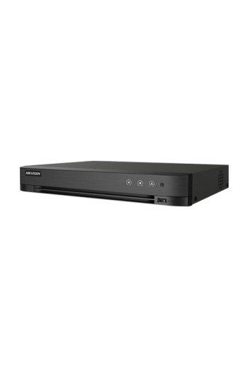 DVR AcuSense, 4 ch analog max. 4K+ 4 ch IP max. 4K, Alarma I/O - HIKVISION iDS-7204HTHI-M1-S(4A+4/1ALM)
