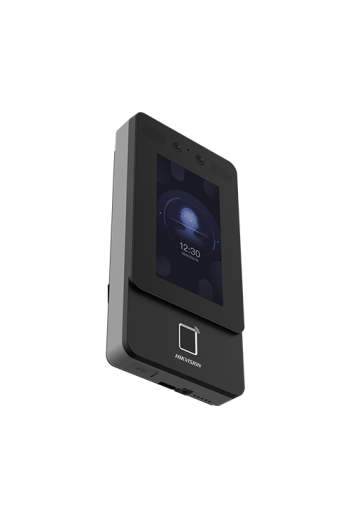 Terminal control acces TCP/IP cu Recunoastere faciala, Amprenta, Card Mifare, PIN, 2MP, WiFi, PoE - HIKVISION DS-K1T342MFWX-E1