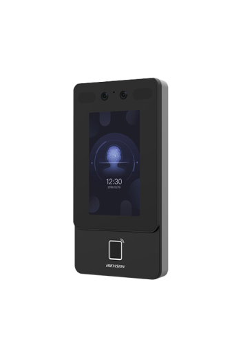 Terminal control acces TCP/IP cu Recunoastere faciala, Amprenta, Card Mifare, PIN, 2MP, WiFi, PoE - HIKVISION DS-K1T342MFWX-E1