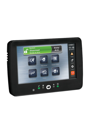 Tastatura touch screen color 7', 248 zone, negru, EN/RO, SERIA PRO - DSC HS2TCHPROBLKEE1