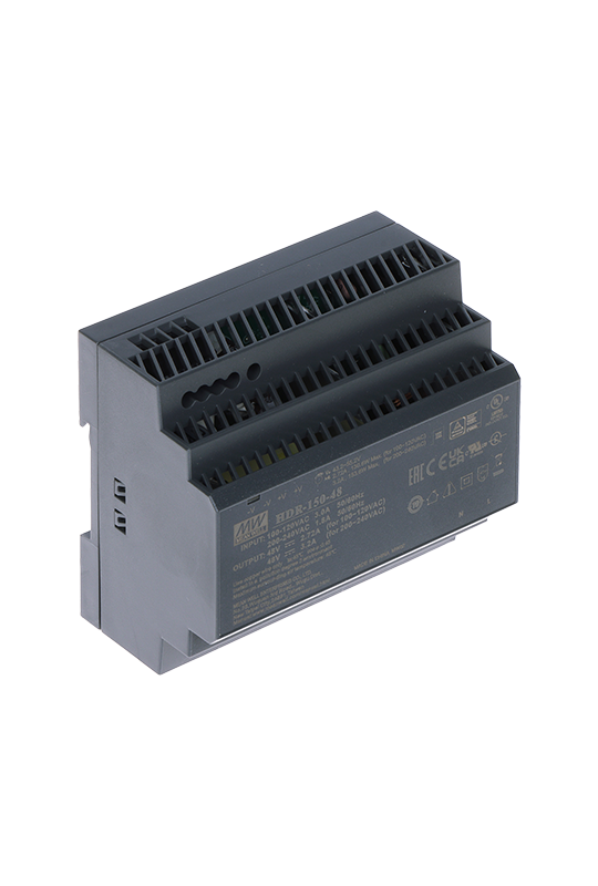 Sursa alimentare 48V DC, 3.2A, 150W, montaj sina DIN - HIKVISION DS-KAW150-4N