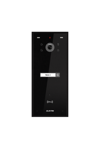 Panou exterior video Home pentru 1 Familie - SMART, G3, montaj aparent, NEGRU - ELECTRA VPH.01S03.ELBTL