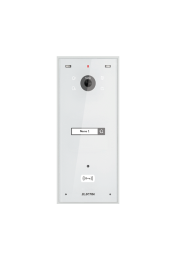 Panou exterior video Home pentru 1 Familie - SMART, G3, montaj aparent, ALB - ELECTRA VPH.01S03.ELWTL