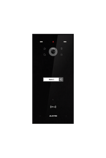 Panou exterior video Home pentru 1 Familie - SMART, G3, montaj ingropat, NEGRU - ELECTRA VPH.01F03.ELBTL