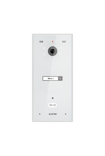 Panou exterior video Home pentru 1 Familie - SMART, G3, montaj ingropat, ALB - ELECTRA VPH.01F03.ELWTL