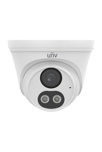 Camera IP ColorHunter Dual-Light 4MP, lentila 2.8mm, IR 30m, WL 30m, Microfon incorporat, SDCard - UNV IPC3614LB-AF28K-DL
