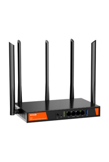 Router business, multi-WAN, WiFi 6, Dual Band, AX3000, 200 utilizatori, Management - TENDA TND-W30E