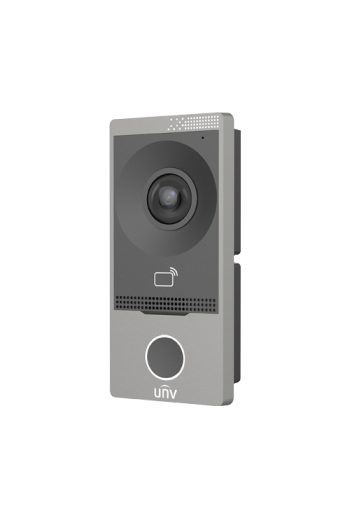 Post exterior videointerfon TCP/IP, IR, Wi-Fi, IK08 - UNV OEU-201S-HMK-W