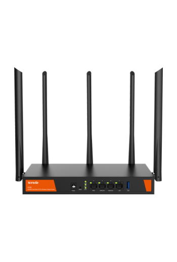Router business, multi-WAN, WiFi 6, Dual Band, AX3000, 200 utilizatori, Management - TENDA TND-W30E