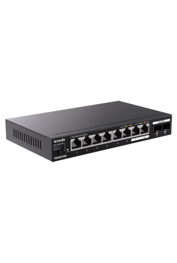 Switch 8 x RJ45 2.5G, 2 x SFP+ 10G - TENDA TND-TEM2010X