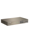 Switch 8 x RJ45 Gigabit, 2 x SFP Gigabit Uplink, Cloud Management - IP-COM G3310F