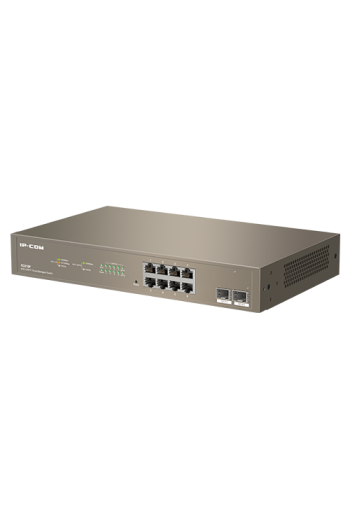 Switch 8 x RJ45 Gigabit, 2 x SFP Gigabit Uplink, Cloud Management - IP-COM G3310F