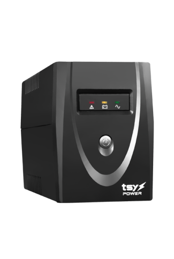 UPS TSY Power, 600VA/360W, LED, AVR-Repornire automata, Management, 2 x Schuko, 2 x RJ45, 1 X USB type B TSY-MP-0K6-LED