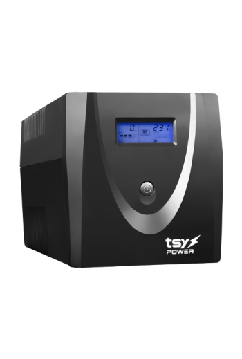 UPS TSY Power, 1200VA/720W, LCD, AVR-repornire automata, Management, 4 x Schuko, 2 x RJ45, 1 X USB type B TSY-MP-1K2-LCD