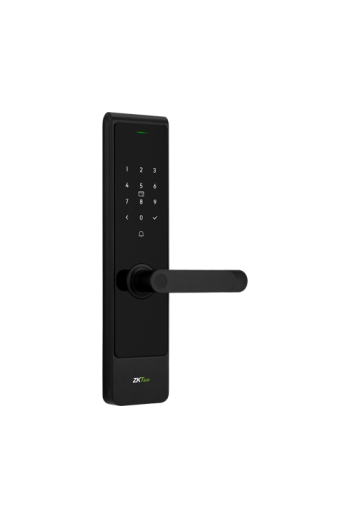 Incuietoare rezidentiala WiFi, cititor de amprenta, carduri, tastatura, sonerie, compatibila ZSmart - ZKTeco DL-SL01-T430H