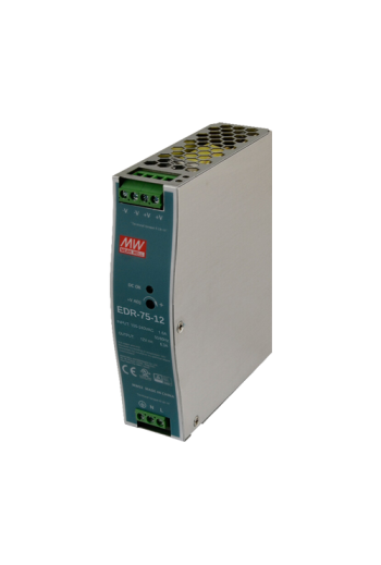 Sursa de alimentare in comutatie, 12V / 6.3A, sina DIN - MEAN WELL EDR-75-12