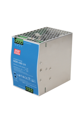 Sursa de alimentare in comutatie, 24V / 20A, sina DIN - MEAN WELL NDR-480-24