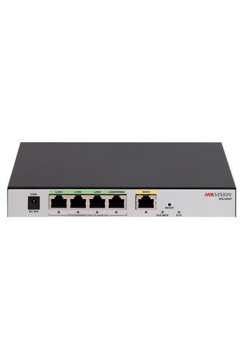 Router All in One, 1 x RJ45 Gigabit, 4 x RJ45 PoE Gigabit, Behavior Management - HIKVISION DS-3WG105GP-SI