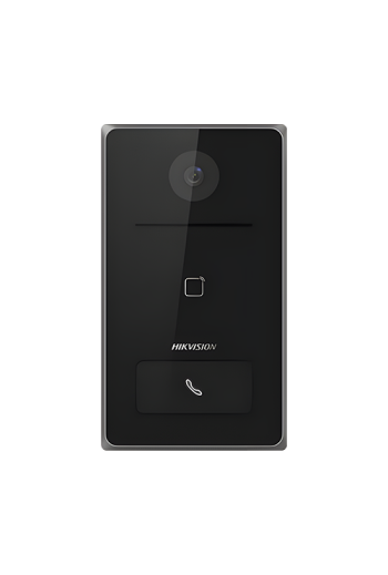 Panou exterior videointerfon TCP/IP, Wi-Fi, 2MP, IR 2.5m, 1 familie, montaj aparent, PoE - HIKVISION DS-KV6133-WME1-Aparent