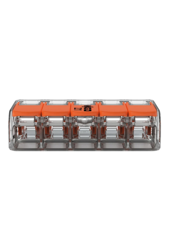 Conector derivatie 5 fire, max. 4 mmÂ² (25 buc.) - WAGO 221-415