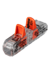 Conector derivatie in linie, 2 fire, max. 4 mmÂ² (60 buc.) - WAGO 221-2411
