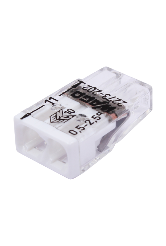 Conector compact de imbinare, 2 fire, max. 2.5 mmÂ² (100 buc.) - WAGO 2273-202