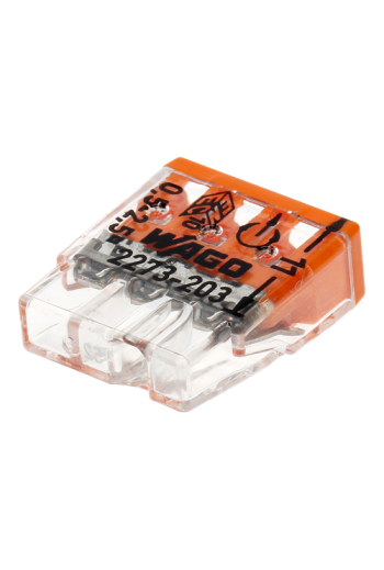 Conector compact de imbinare, 3 fire, max. 2.5 mmÂ² (100 buc.) - WAGO 2273-203