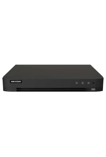 DVR AcuSense 16 ch., 5MP + 8 ch. IP 6MP, Alarma I/O, VCA - HIKVISION iDS-7216HQHI-M1-XT(16A+4/1ALM)