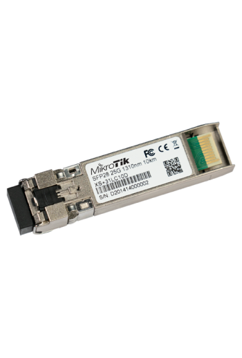 Modul SFP/SFP+/SFP28, 1/10/25G, SM, 10Km, 1310nm, Dual LC-connector - MikroTik XS+31LC10D