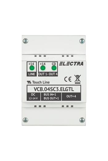 Doza derivatie video 4 iesiri - ELECTRA VCB.04SC3.ELGTL