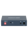 Switch 4 porturi PoE Gigabit, 1 port Hi-PoE, 1 port uplink 1G - HIKVISION DS-3E0505HP-E