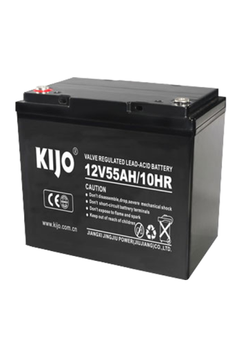 Acumulator Pb-acid AGM Deep Cycle, 12V, 55Ah, conector M6 - KIJO JM12-55