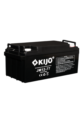 Acumulator Pb-acid AGM Deep Cycle, 12V, 77Ah, conector M8 - KIJO JM12-77