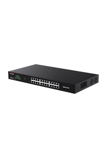 Switch 24 porturi RJ45 Gigabit, 2 porturi SFP Gigabit, Cloud Management - IP-COM G2226F