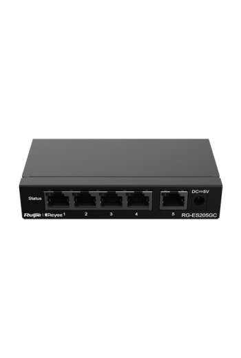Switch 5 porturi RJ45 Gigabit, Cloud Management - Ruijie Reyee RG-ES205GC