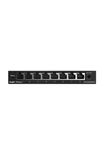 Switch 8 porturi RJ45 Gigabit, Cloud Management - Ruijie Reyee RG-ES208GC