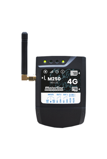 Controller GSM 4G, Bluetooth, 2 relee, card SIM inclus MOTORLINE GSM-M250