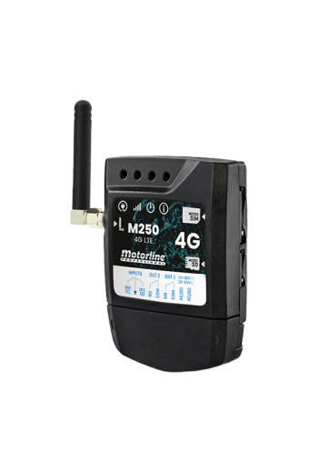Controller GSM 4G, Bluetooth, 2 relee, card SIM inclus MOTORLINE GSM-M250