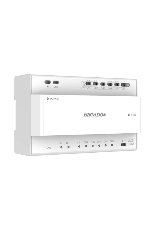 Distribuitor Video/Audio 2 fire pentru 6 posturi - HIKVISION DS-KAD706Y