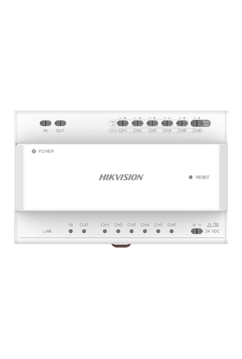 Distribuitor Video/Audio 2 fire pentru 6 posturi - HIKVISION DS-KAD706Y