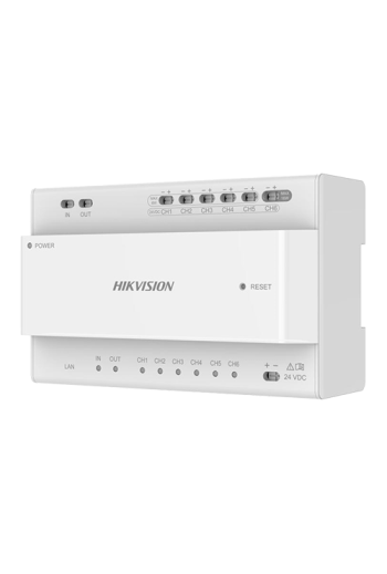 Distribuitor Video/Audio 2 fire pentru 6 posturi - HIKVISION DS-KAD706Y