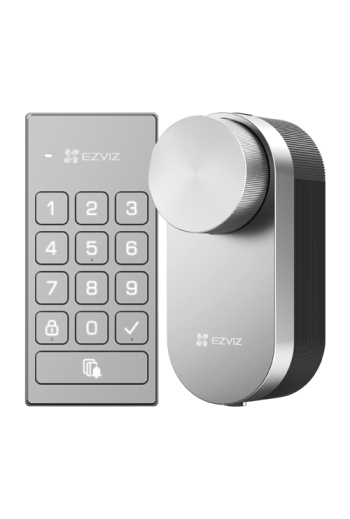 Incuietoare inteligenta cu tastatura multifunctionala, inchidere automata, alerta usa deschisa - EZVIZ CS-DL01/DL01CP