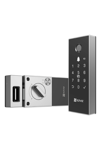 Yala inteligenta, Wi-Fi, multiple metode de deblocare, sonerie incorporata, alarma anti-furt - EZVIZ CS-DL03(WBCP)