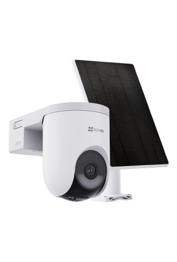 Camera IP Wi-Fi6 PT + panou solar 5W, 4MP, baterie 5.200 mAh, Audio bidirectional, Alarma - EZVIZ CS-HB8c-SP(4MP)