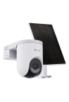 Camera IP Wi-Fi6 PT + panou solar 5W, 4MP, baterie 5.200 mAh, Audio bidirectional, Alarma - EZVIZ CS-HB8c-SP(4MP)