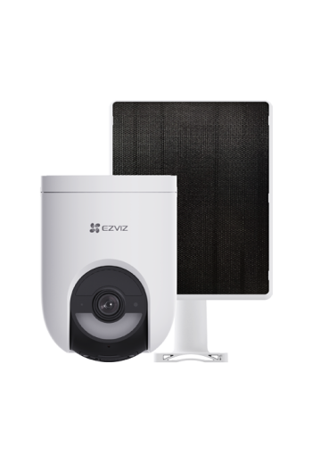 Camera IP Wi-Fi6 PT + panou solar 5W, 4MP, baterie 5.200 mAh, Audio bidirectional, Alarma - EZVIZ CS-HB8c-SP(4MP)